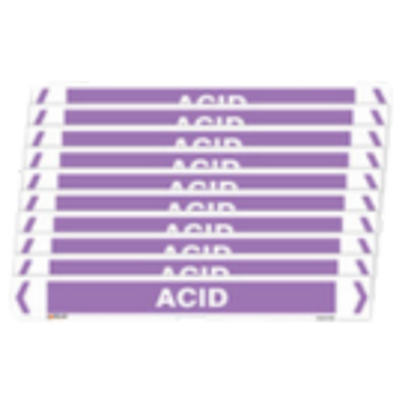 Self Adhesive Acid Pipe Marker