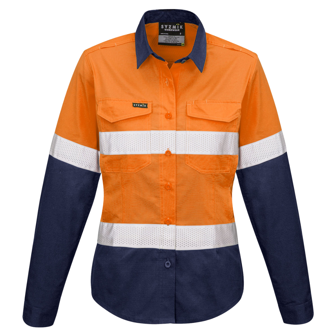 Syzmik Womens Hi Vis Cotton Shirts