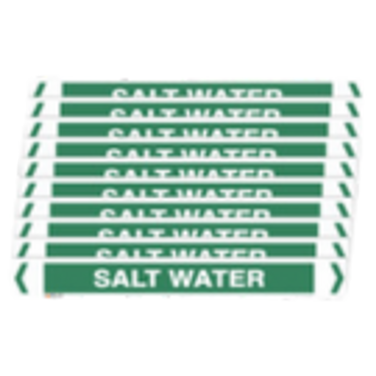Self Adhesive Salt Water Pipe Marker