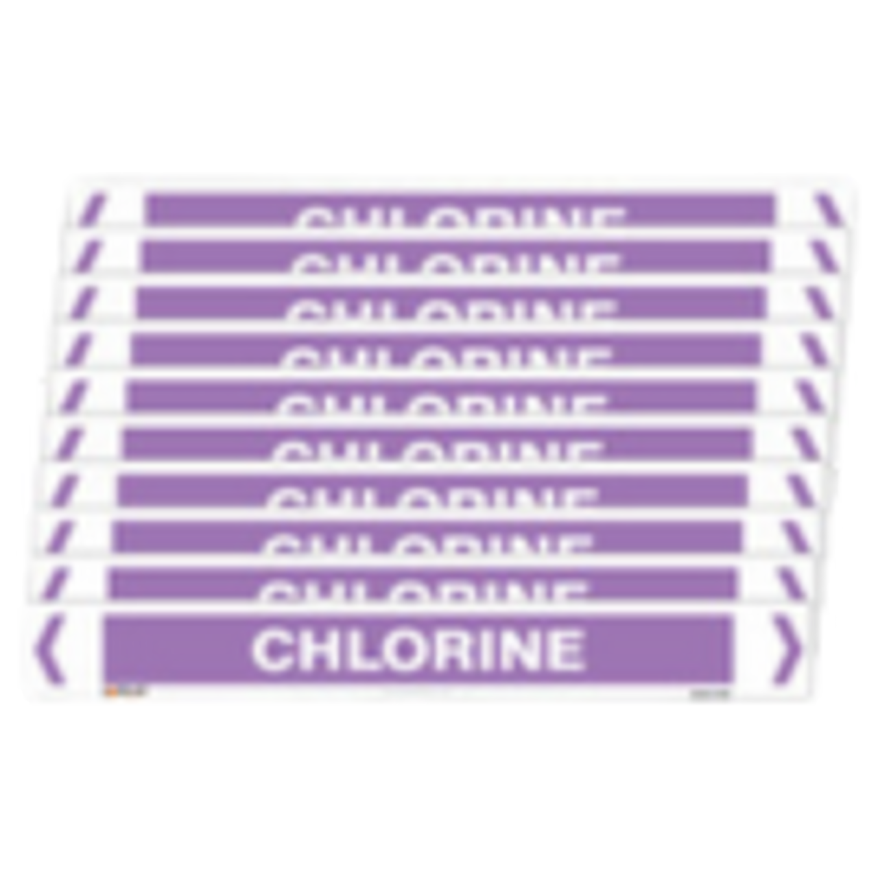 Self Adhesive Chlorine Pipe Marker