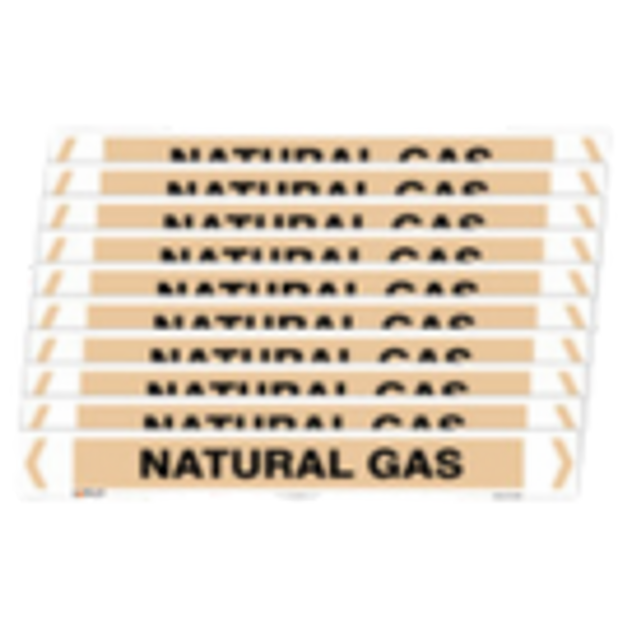Self Adhesive Natural Gas Pipe Markers