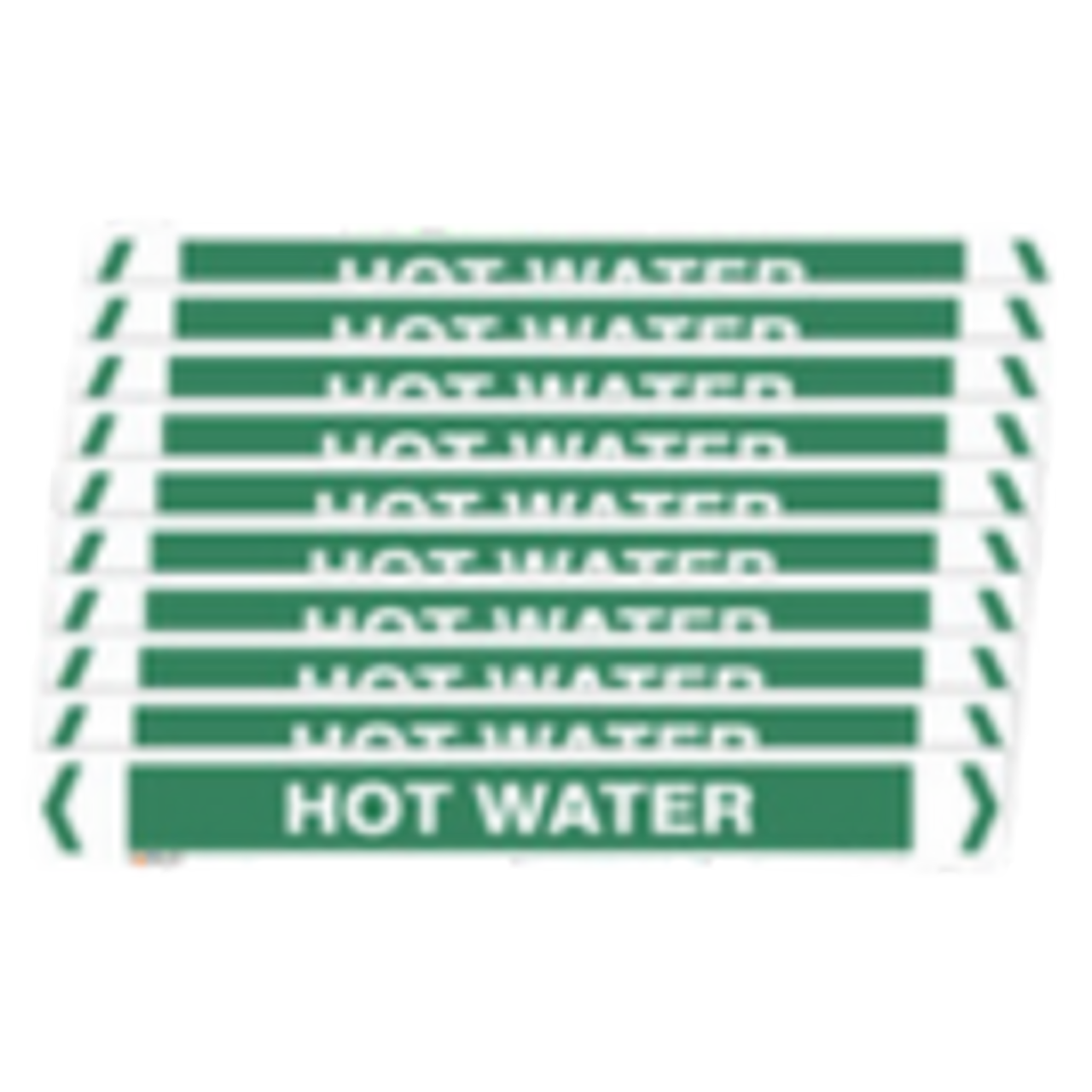 Self Adhesive Hot Water Pipe Marker