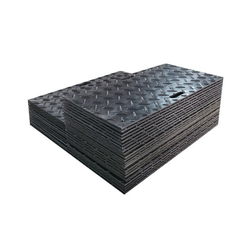 Construktor 10T HDPE Ground Protection Mat Black - 2000x500x10mm Construktor 10T HDPE Ground Protection Mat Black - 2000x500x10mm