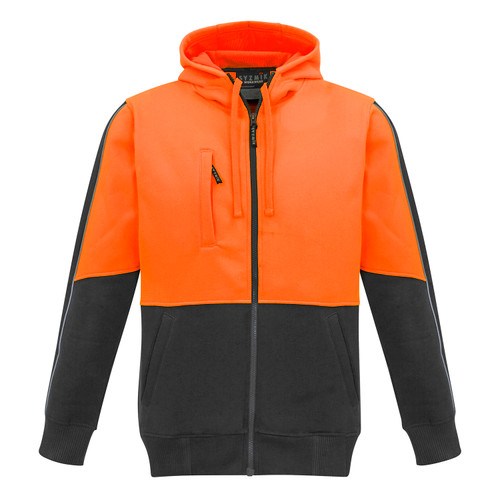 Syzmik Unisex Hi Vis Full Zip Hoodie 