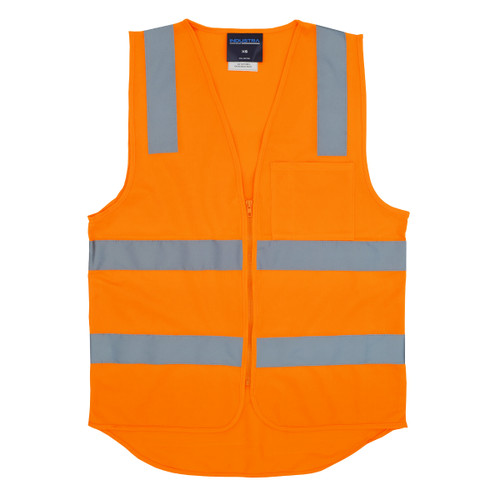 Industra Hi-Vis VIC Rail Safety Zip Vest Industra Hi-Vis VIC Rail Safety Zip Vest
