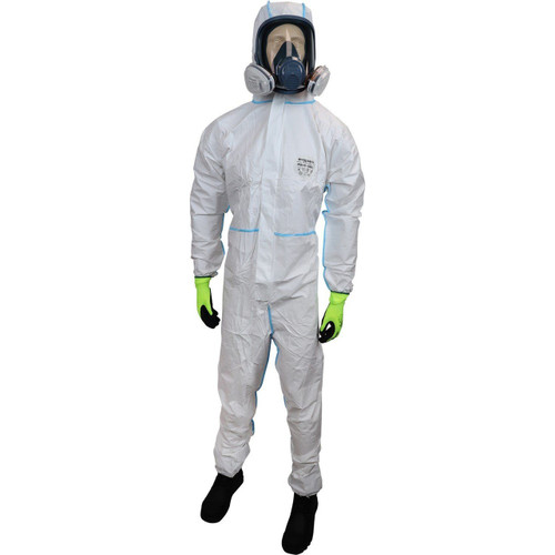 Protekt White Type 4/5/6 Microporous Disposable Coveralls DC-1040