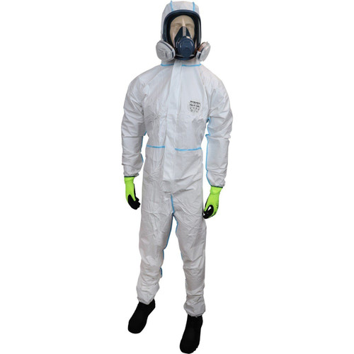 Protekt White Type 4/5/6 Microporous Disposable Coveralls Protekt White Type 4/5/6 Microporous Disposable Coveralls