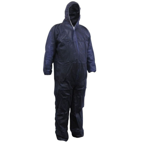 Protekt Blue Polypropylene Disposable Coveralls Protekt Blue Polypropylene Disposable Coveralls