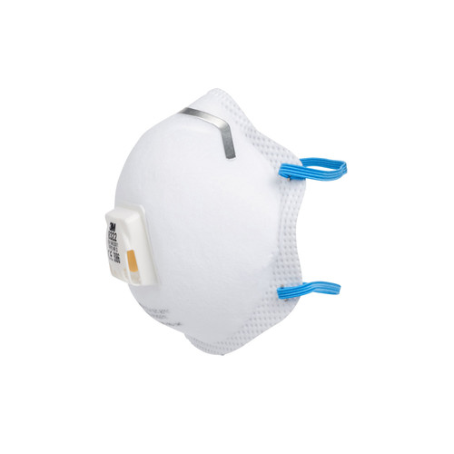 3M™ P2 Cupped Particulate Respirator with Valve RPE - Box of 10 3M™ P2 Cupped Particulate Respirator with Valve RPE - Box of 10
