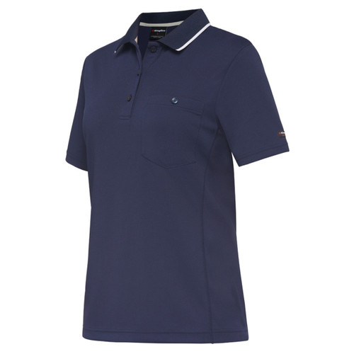 King Gee Womens Workcool Hyperfreeze Short Sleeve Polo Shirt King Gee Womens Workcool Hyperfreeze Short Sleeve Polo Shirt