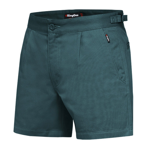 King Gee Originals Side Tab Cotton Drill Work Shorts King Gee Originals Side Tab Cotton Drill Work Shorts