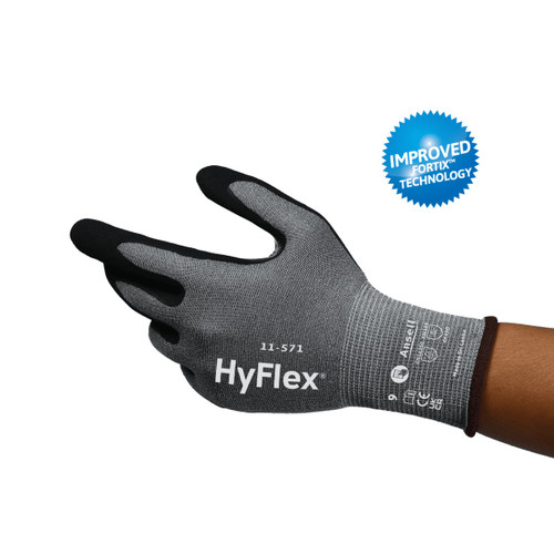 Ansell HyFlex® 11-571 Ultra-Lite Cut-Resistant Gloves - Cut D Ansell HyFlex® 11-571 Ultra-Lite Cut-Resistant Gloves - Cut D
