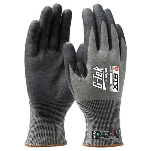 PIP G-Tek Xtr 18G Cut F Palm Dip Glove PIP G-Tek Xtr 18G Cut F Palm Dip Glove