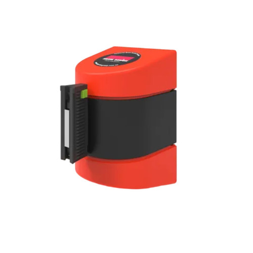 Barrier Group Magnetic Mount Retractable Belt Barrier 5m - PVC - Red/ White Barrier Group Magnetic Mount Retractable Belt Barrier 5m - PVC - Red/ White