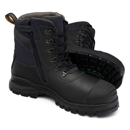 Blundstone Black Chemical Resistant Boot with Toe Guard 