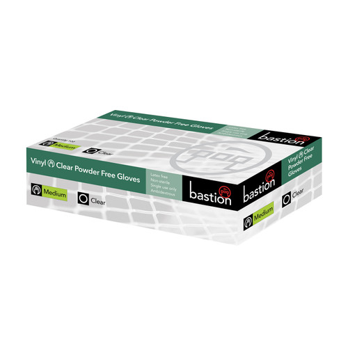 Clear Vinyl Powder Free Gloves - Pack of 100 
