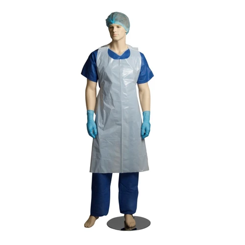 White PE Disposable Apron- 1250mm - Carton of 500 DC-600