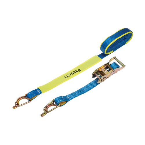 LINQ Ratchet Tie Down 25mmx5m 0.75T Captive J-Hook LINQ Ratchet Tie Down 25mmx5m 0.75T Captive J-Hook