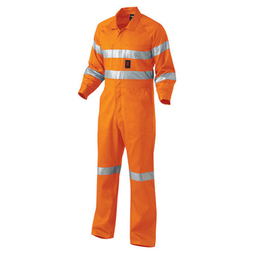 King Gee Hi-Vis Drill Reflective Lightweight Coverall - Hoop Pattern Tape King Gee Hi-Vis Drill Reflective Lightweight Coverall - Hoop Pattern Tape