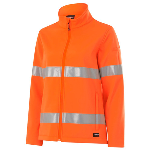 King Gee Womens Reflective Soft Shell Jacket King Gee Womens Reflective Soft Shell Jacket
