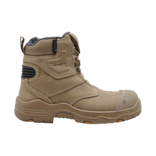 King Gee Womens Bennu Pro 6 Work Boot - Stone King Gee Womens Bennu Pro 6 Work Boot - Stone