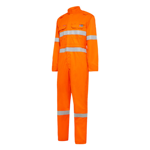 King Gee ShieldTec FR Light Weight Hi Vis Taped Coverall PPE2 King Gee ShieldTec FR Light Weight Hi Vis Taped Coverall PPE2