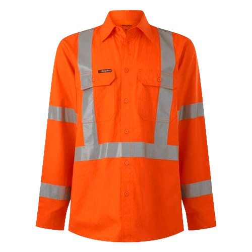 King Gee Workcool Vented NSW Rail Shirt King Gee Workcool Vented NSW Rail Shirt