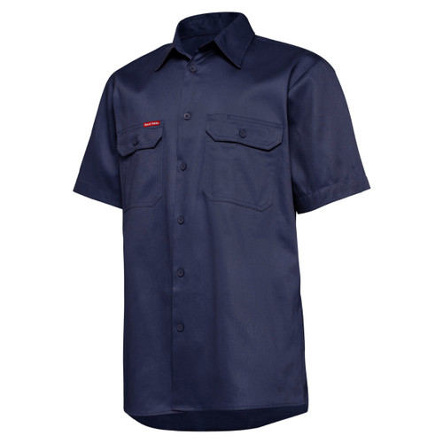 Hard Yakka Mens Core Lightweight Vented Short Sleeve Shirt Hard Yakka Mens Core Lightweight Vented Short Sleeve Shirt