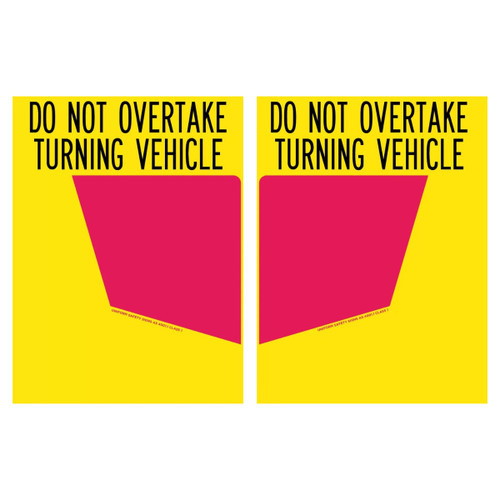 Rear Markers - Left & Right - Class 2 Self Adhesive - 400 x 400mm Rear Markers - Left & Right - Class 2 Self Adhesive - 400 x 400mm