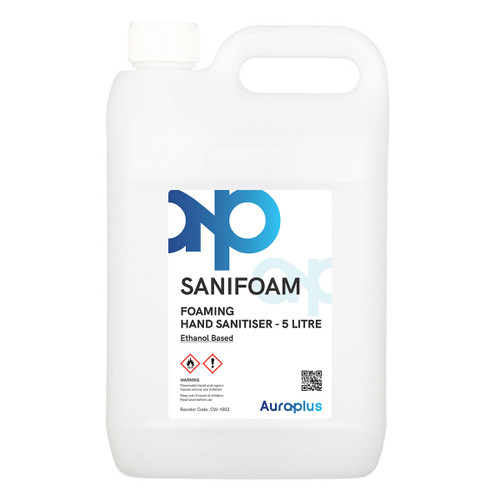Auraplus Foaming Hand Sanitiser - Ethanol Based - 5 Litre Auraplus Foaming Hand Sanitiser - Ethanol Based - 5 Litre