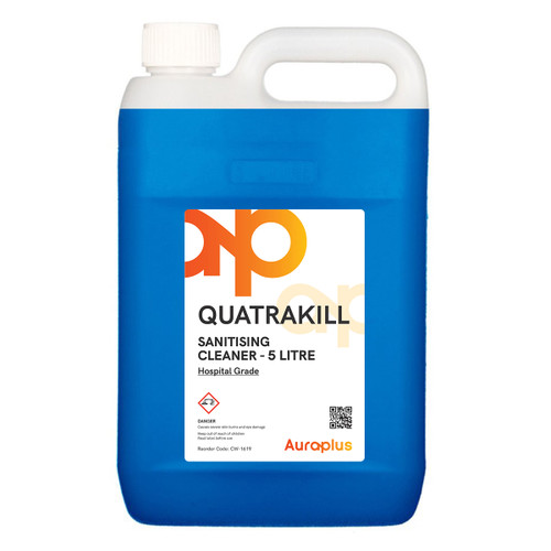 Auraplus Quatrakill Sanitising Cleaner - 5 Litre Auraplus Quatrakill Sanitising Cleaner - 5 Litre
