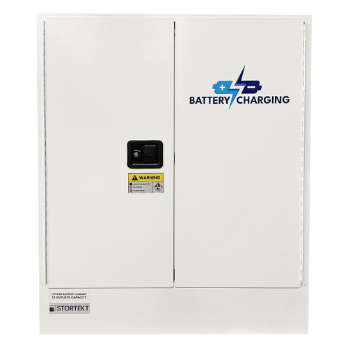 Stortekt 12 Outlet Lithium-ion Battery Charging Storage Cabinet Stortekt 12 Outlet Lithium-ion Battery Charging Storage Cabinet