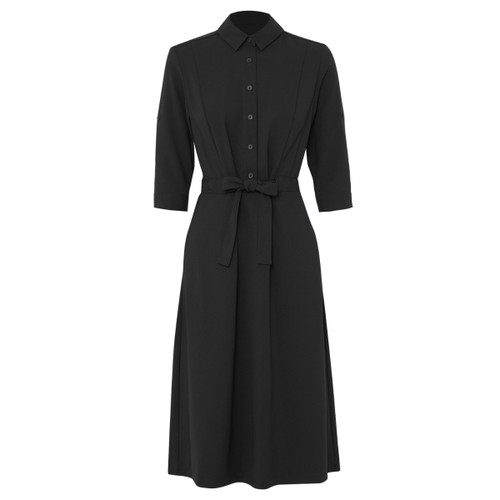 NNT Womens Heavy Stretch Georgette Shirt Dress NNT Womens Heavy Stretch Georgette Shirt Dress