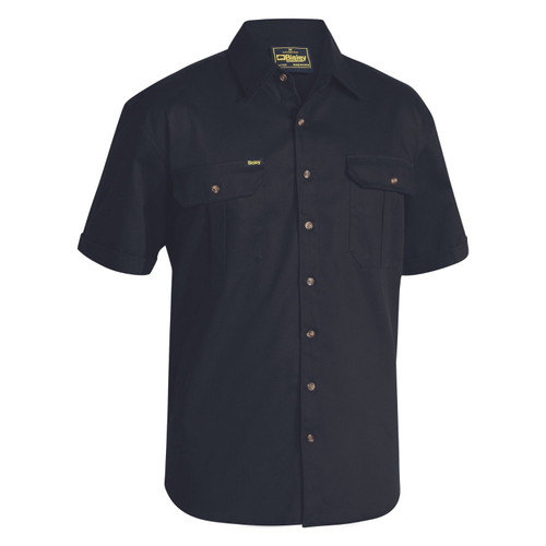 Bisley Original Cotton Drill Short Sleeve Shirt Bisley Original Cotton Drill Short Sleeve Shirt