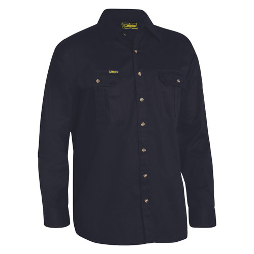 Bisley Original Cotton Drill Long Sleeve Shirt Bisley Original Cotton Drill Long Sleeve Shirt