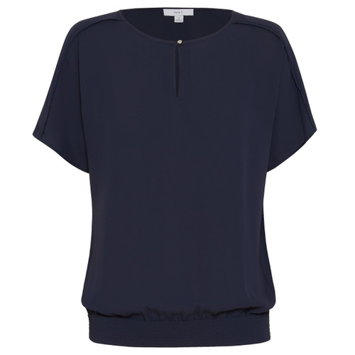 NNT Womens Georgie Short Sleeve Rib Hem Top NNT Womens Georgie Short Sleeve Rib Hem Top