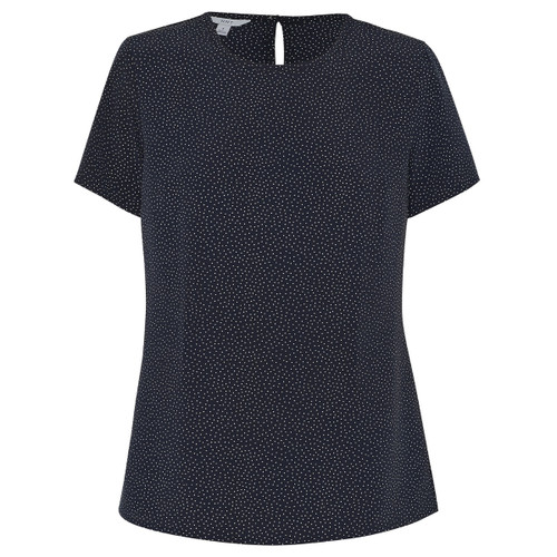 NNT Womens Silvi Spot Print Short Sleeve Top NNT Womens Silvi Spot Print Short Sleeve Top