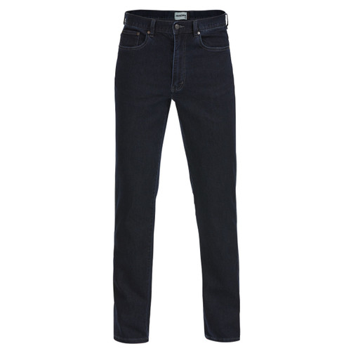 Hard Yakka Mustang Regular Fit Stretch Work Jeans - Blue/Black Hard Yakka Mustang Regular Fit Stretch Work Jeans - Blue/Black