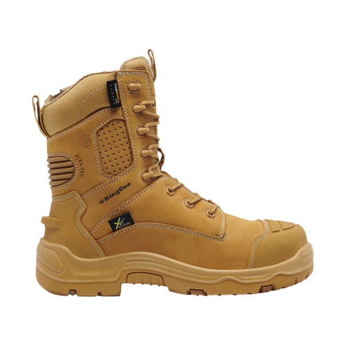 King Gee Onyx 8Z Metguard Puncture-Resistant Work Boot - Wheat King Gee Onyx 8Z Metguard Puncture-Resistant Work Boot - Wheat