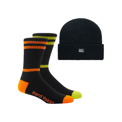 Hard Yakka 3056 Sock & Beanie Bundle-2 Pack Hard Yakka 3056 Sock & Beanie Bundle-2 Pack