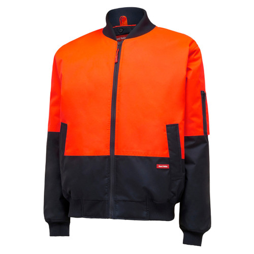 Hard Yakka Core Hi Vis Spliced Waterproof Bomber Jacket Hard Yakka Core Hi Vis Spliced Waterproof Bomber Jacket