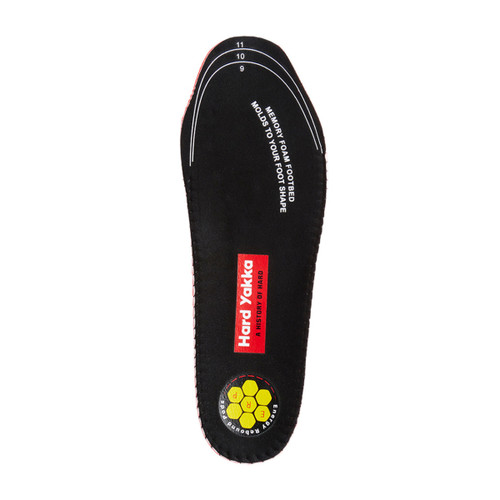 Hard Yakka HY ERP Footbed Memory Foam Insoles 