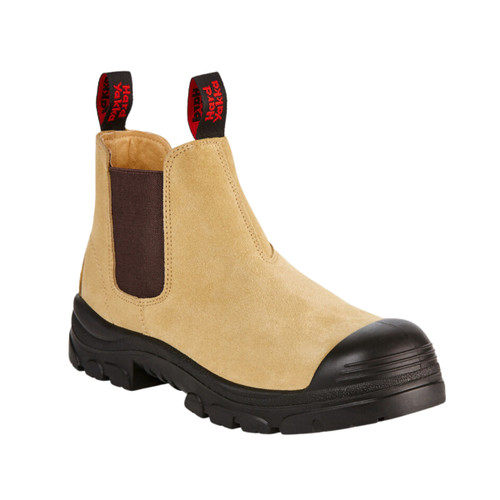 Hard Yakka Grit Pull On Steel Toe Safety Boot - Sand Hard Yakka Grit Pull On Steel Toe Safety Boot - Sand