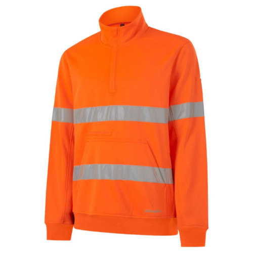 King Gee Hi Vis Reflective 1/4 Zip Fleece King Gee Hi Vis Reflective 1/4 Zip Fleece