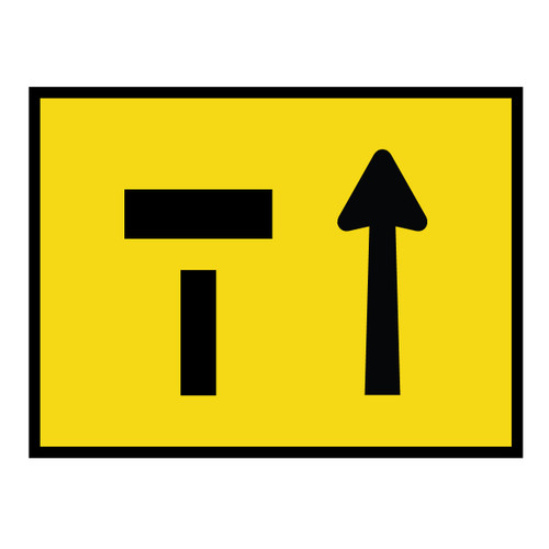 2 Lane Change Status Sign - Boxed Edge Sign - 1200 x 900mm T2-6-1A