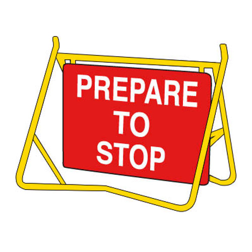 Prepare to Stop Swing Sign 900 x 600mm 