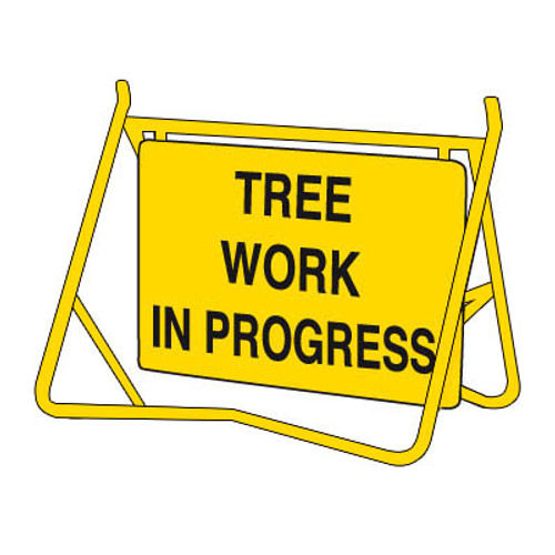 Tree Work in Progress Swing Sign 900 x 600mm Tree Work in Progress Swing Sign 900 x 600mm