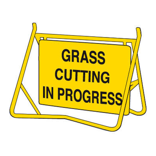 Grass Cutting Swing Sign 900 x 600mm Grass Cutting Swing Sign 900 x 600mm