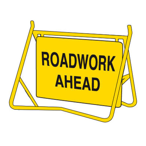Roadwork Ahead Swing Sign 900 x 600mm Roadwork Ahead Swing Sign 900 x 600mm