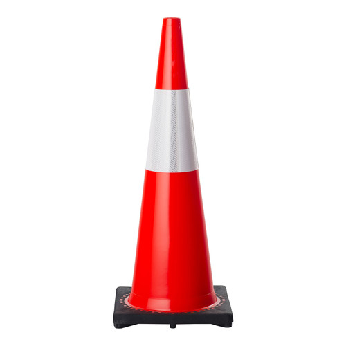 900mm Orange Traffic Cone with 3M Class 1 Reflective Tape 900mm Orange Traffic Cone with 3M Class 1 Reflective Tape